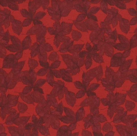 (4) 5 1/2" Red Autumn Harvest whole squares