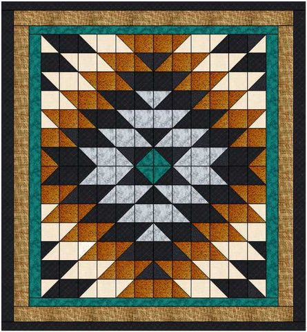 Quilt Kit South by Southwest Queen Precut Benartex Fabric and Tonals