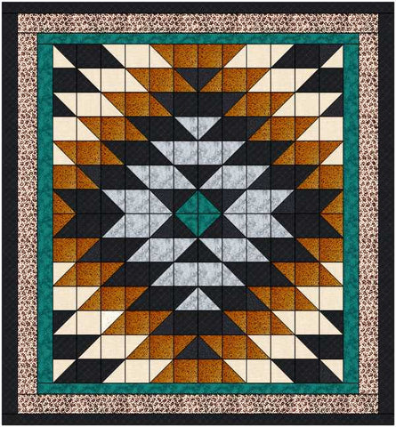 Quilt Kit South by Southwest Queen Precut Benartex Fabric and Tonals