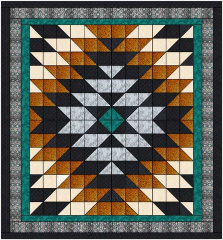 Quilt Kit South by Southwest Queen Precut Benartex Fabric and Tonals