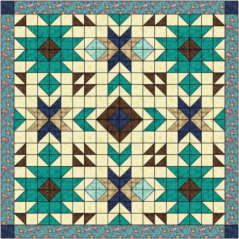 Quilt Kit/Southwestern Totem Full Size/Pre-cut Fabric Ready To Sew/Beautiful!