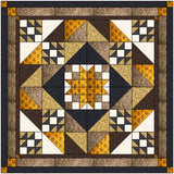 Easy Quilt Kit Star Medallion Neutral/Precut/Ready to Sew!! 69" X 69"