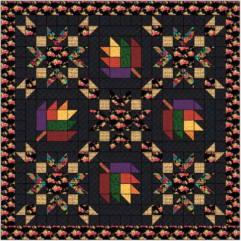 Easy Quilt Kit Autumn Dance /Precut/Ready to Sew!!