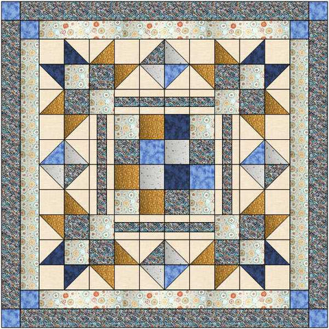 Quilt Kit Town Square Elegance Lap Quilt/Fabrics by Benartex/Pre Cut & Ready to Sew!!