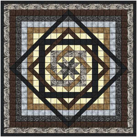 Easy Quilt KIt Tumbling Star Neutral/Precut/Ready to Sew!!