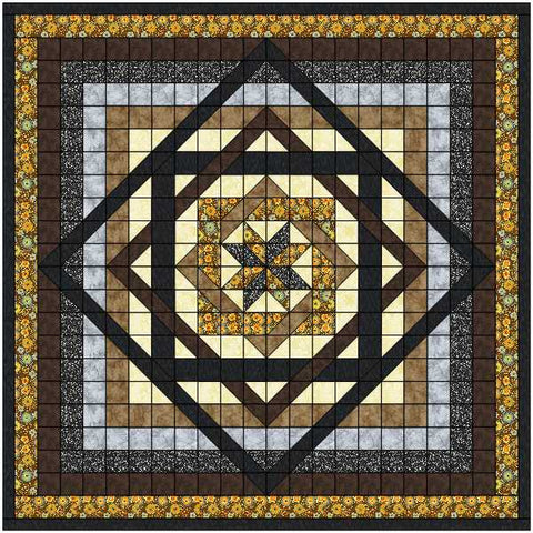 Easy Quilt KIt Tumbling Star Neutral/Precut/Ready to Sew!!