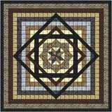 Easy Quilt KIt Tumbling Star Neutral Queen/Precut/Ready to Sew!!