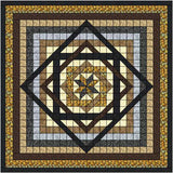 Easy Quilt KIt Tumbling Star Neutral Queen/Precut/Ready to Sew!!