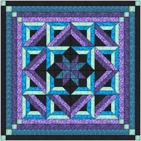 Twilight Lap Quilt 50" X 50" /Benartex/Pre Cut & Ready to Sew!!