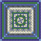 Easy Quilt Kit Twinkling Bluebell King / Precut/Ready to Sew!…