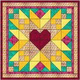 Quilt Kit Valentine Hearts a Bloom Quilt 60" x 60"