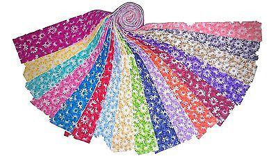 16 2.5" Beautiful "Sunshine" Daisy Jelly Rolls WOF-17 Different Colors!!NEW!!