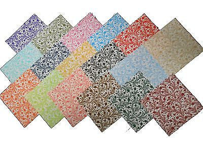 17 10" Beautiful "SERENDIPITY" Quilting Fabric Layer Cake Squares  !! NEW ITEM
