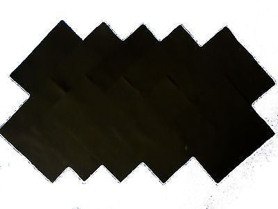 10 10" SOLID BLACK DREAM COTTON Quilting Fabric Layer Cake Squares NEW ITEM
