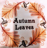 Quilt Kit/Autumn Leaves/Ready2Sew/w Finished Embroidery Blocks