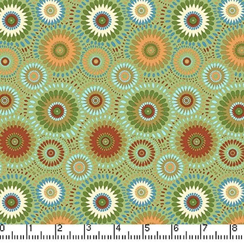 Quilting fabric Lucky Medallions Gray 100% Cotton BY THE YARD!!!