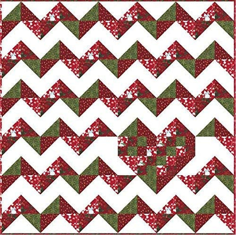 Quilt Kit Valentine Heartbeat Lap Quilt/Benartex