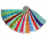 40 2.5 Inch Happy Easter Quilting Fabric Jelly Roll Strips/ 40 different prints