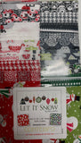 40 2.5 Inch x 42 inch Jelly Roll Let It Snow by Cherry Guidry for Benartex