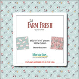 Farm Fresh Layer Cake 10 Inch Quilting Squares 42 By Jessica Flick for Benartex