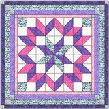 Quilt Kit Carpenter Wheel Unicorn Dance! Pre-cut Fabric, Ready to Sew!