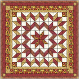 Quilt Kit Galaxy Star Autumn Beautiful!/Pre-cut Fabrics Ready To Sew!