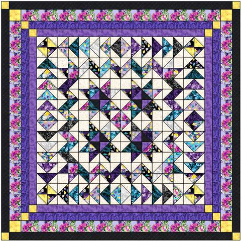 Quilt Kit/Moonlight Serenade/ Beautiful Kanvas Studio by Benartex Fabrics/QN Size/Pre Cut & Ready to Sew!! Brand New Quilt Kit!!!