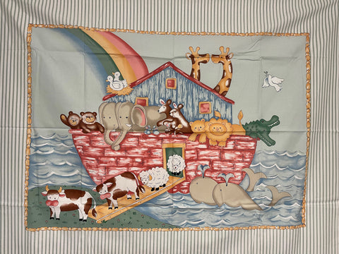 Noah's Ark Quilt Panel 36" X 43"