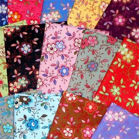 96 5 New Among The Flowers Quilting Fabric Charm Pack